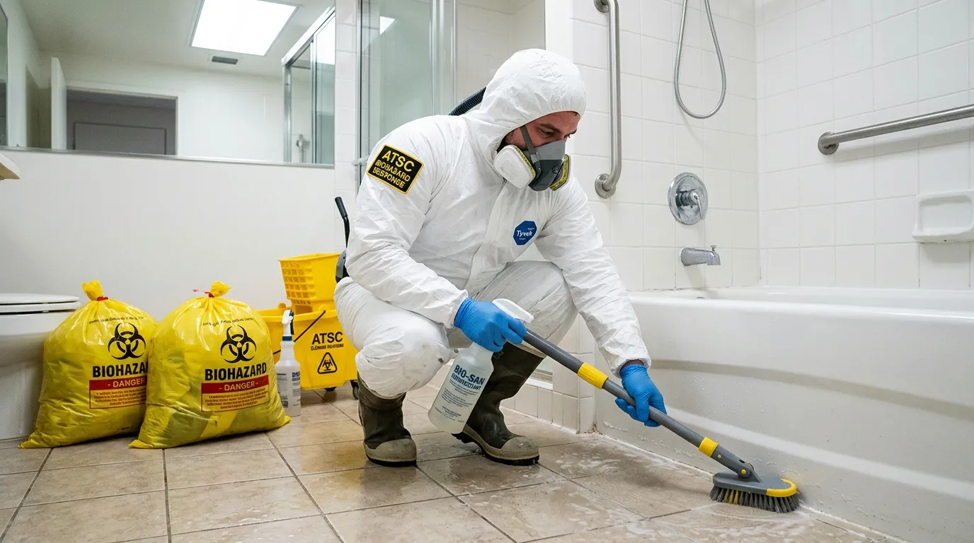 Decontamination equipment deployed for Blood Cleanup in Livonia